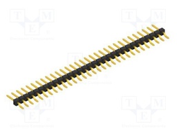 Connector: pin strips; pin header; male; PIN: 31; 2.54mm; SMT; 1x31