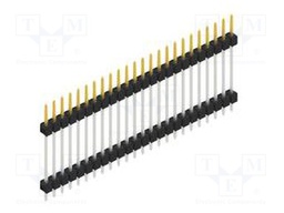Connector: pin strips; pin header; male; PIN: 24; 2.54mm; THT; 1x24