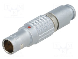 Connector: circular; Series: 0B; plug; male; soldering; for cable