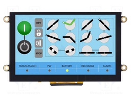 Display: TFT; Illumin: LED; Window dimensions: 109x65.8mm; 3.3V