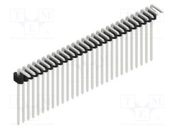 Connector: pin strips; pin header; male; PIN: 28; 1.27mm; THT; 1x28