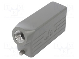 Enclosure: for HDC connectors; size D24B; for cable; for latch