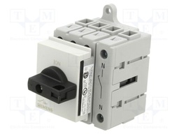 Switch-disconnector; Poles: 3+N; DIN,on panel; 16A; 3LD3; 7.5kW