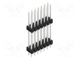 Connector: pin strips; pin header; male; PIN: 14; 2.54mm; THT; 2x7