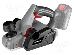 Battery planer; battery; 18VDC; Features: cutting depth limiter