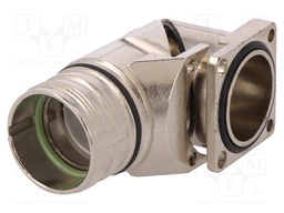 Enclosure: for circular connectors; external thread; angled