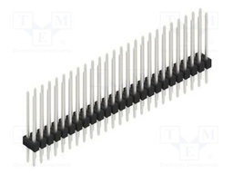 Connector: pin strips; pin header; male; PIN: 50; 2.54mm; THT; 2x25