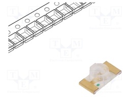 LED; SMD; 1206; blue; 120÷250mcd; 3.2x1.6x1.1mm; 80°; 3.3÷4V; 20mA