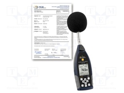 Meter: sound level; LCD; Range: 22÷136dBA; 10Hz÷20kHz; 200x36x80mm