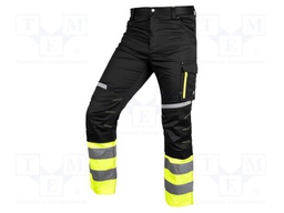 Dungarees; Size: XXXL; yellow-black; Mix&Match; slim; 240g/m2