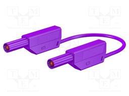 Test lead; PVC; 0.25m; violet; 32A; 1kV; Cond.cross sec: 2.5mm2