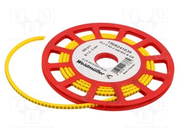 Markers for cables and wires; 1.3÷3mm; PVC; yellow; -30÷80°C