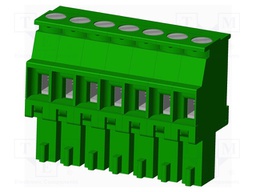 Connector: pluggable terminal block; plug; female; angled 90°
