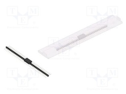 Connector: pin strips; pin header; male; PIN: 34; 2mm; SMT; 1x34