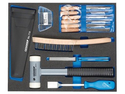 Kit: general purpose; Kit: hammer,file,scraper,wire brush