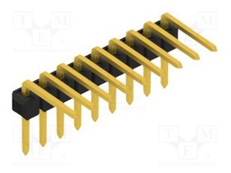 Connector: pin strips; pin header; male; PIN: 9; 2.54mm; THT; 1x9