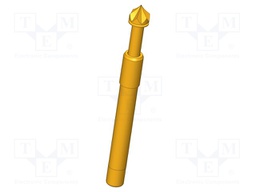 Test needle; Operational spring compression: 4mm; 5A; Ø: 3mm; 1N