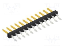 Connector: pin strips; pin header; male; PIN: 12; 2mm; SMT; 1x12