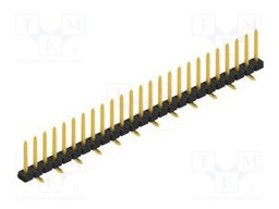Connector: pin strips; pin header; male; PIN: 25; 2mm; SMT; 1x25