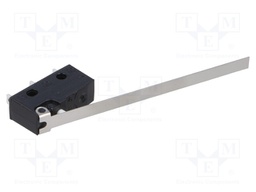 Microswitch SNAP ACTION; with lever; SPDT; 6A/250VAC; 0.1A/80VDC