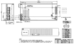 Power supply: switched-mode; open; 350.4W; 120÷370VDC; 85÷265VAC