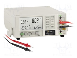 Benchtop multimeter; LCD; VDC: 100uV÷600mV; VAC: 0÷600V; 10÷999Hz