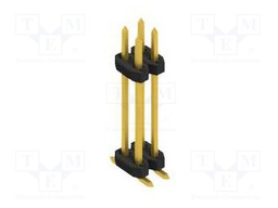 Connector: pin strips; pin header; male; PIN: 4; 2mm; SMT; 2x2; 100V