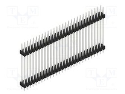 Connector: pin strips; pin header; male; PIN: 56; 2.54mm; THT; 2x28