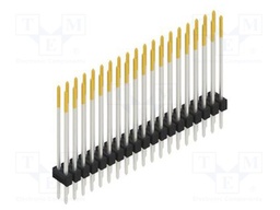 Connector: pin strips; pin header; male; PIN: 38; 2.54mm; THT; 2x19
