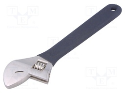 Key; adjustable; 250mm; Max jaw capacity: 28mm; forged,satin