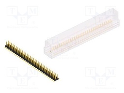 Connector: pin strips; pin header; male; PIN: 64; 2.54mm; SMT; 2x32