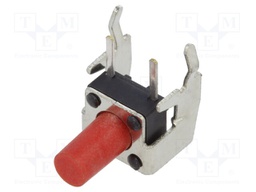 Microswitch TACT; SPST-NO; Pos: 2; 0.05A/12VDC; THT; none; 2.6N