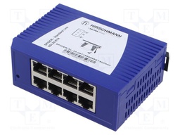 Switch Ethernet; unmanaged; Number of ports: 8; 9.6÷32VDC; RJ45