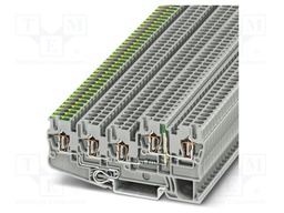 Splice terminal: rail; 18A; 24V; spring clamp; PA; 0.08÷4mm2