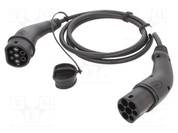 Cable: eMobility; 250V; 7.4kW; Type 2,both sides; IP44; 2.5m; 32A