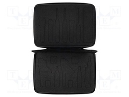 Carrying case; 400x290x80mm; black
