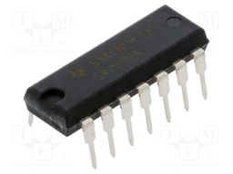 IC: digital; logic gate; NOR; Ch: 4; THT; DIP14; 4.5÷5.5VDC