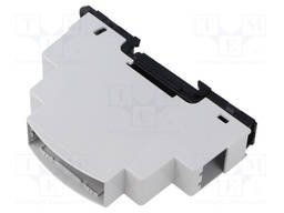 Enclosure: for DIN rail mounting; Y: 18mm; X: 98mm; Z: 56.2mm; grey