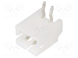 Socket; wire-board; male; 140; 2mm; PIN: 2; THT; 100V; 2A; tinned