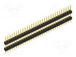 Connector: pin strips; pin header; male; PIN: 31; 2.54mm; THT; 1x31