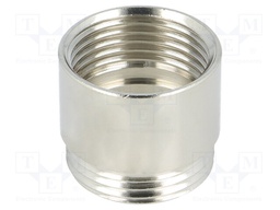 Reduction of threads for glands; Int.thread: M20; brass; nickel