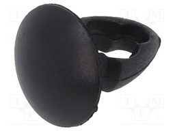 Rivet; polyamide; Rivet diam: 4mm; L.rivet: 2.4mm; Colour: black