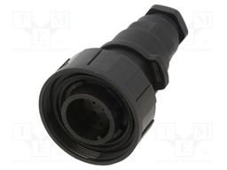 Connector: circular; plug; male; PIN: 12; 5A; 50V; w/o contacts