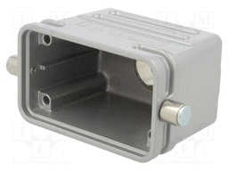 Enclosure: for HDC connectors; C146; size E10; for cable; PG16