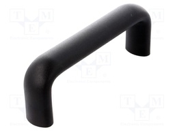Handle; Mat: technopolymer (PP); black; H: 53mm; L: 148mm; W: 26mm