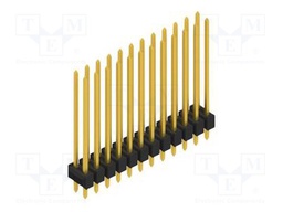 Connector: pin strips; pin header; male; PIN: 24; 2.54mm; THT; 2x12