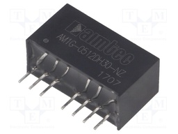 Converter: DC/DC; 1W; Uin: 4.5÷9V; Uout: 12VDC; Uout2: -12VDC; SIP8