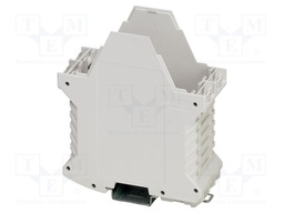 Enclosure base; with FE contact,with terminals; grey; UL94V-0