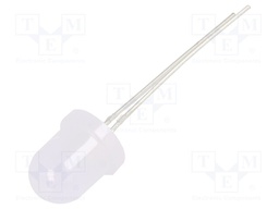 LED; 8mm; white cold; 1560÷2180mcd; 30°; Front: convex; 12V; 225mW