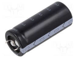 Capacitor: electrolytic; SNAP-IN; 3300uF; 80VDC; Ø25x25mm; ±20%